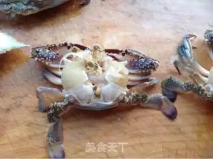 Make Curry crabs step 2