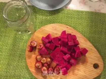 Make Pyramid cherry soda step 2