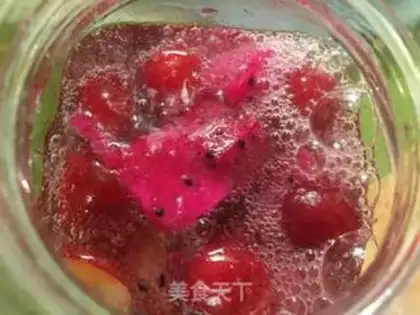 Make Pyramid cherry soda step 4