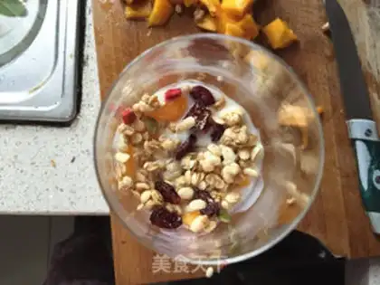 Make Mango oatmeal step 4