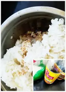 Make Egg fried rice step 2
