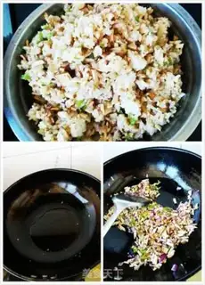 Make Egg fried rice step 3