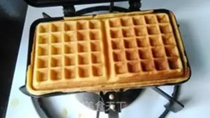 Make Ice cream waffles step 9