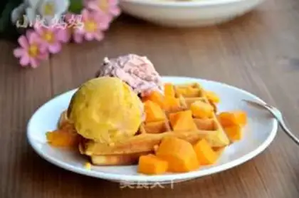 Make Ice cream waffles step 10