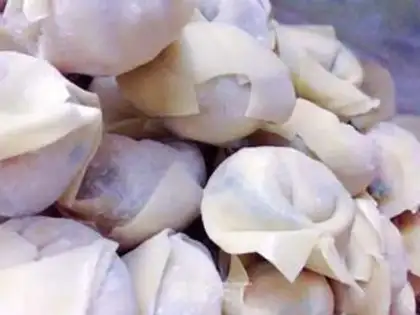 Make Cooking dumplings step 1