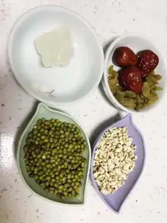 Make Fast green bean congee step 0