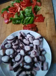 Make Burning squid step 2