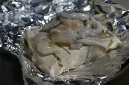 Make Squid tofu step 1
