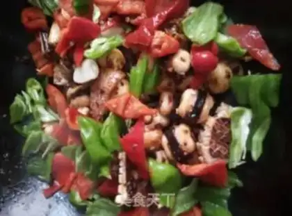 Make Burning squid step 5