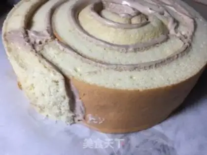 Make Coco vortex cake step 16