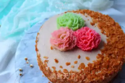 Make Coco vortex cake step 20