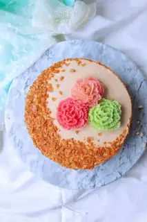 Make Coco vortex cake step 21