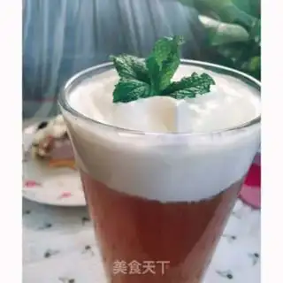 Make Homemade milk cap green tea step 4
