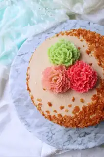Make Coco vortex cake step 24