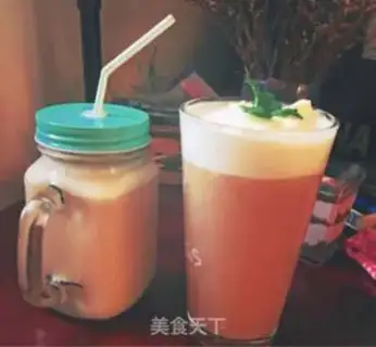 Make Homemade milk cap green tea step 6