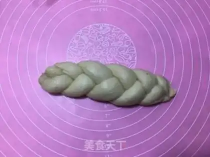 Make Banana braid toast step 13