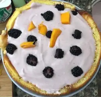 Make A fruit omelet cake step 9