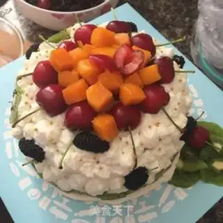 Make A fruit omelet cake step 14