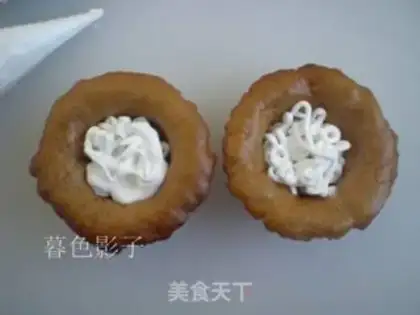 Make Ginger cracker butter basket step 10