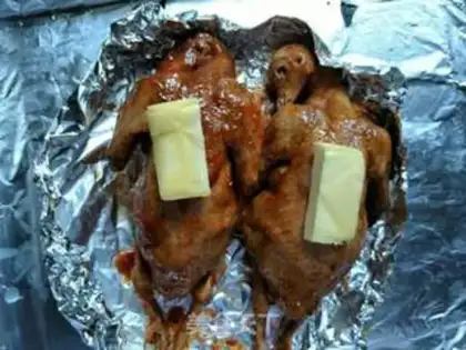 Make Roast pigeon with sauce step 3
