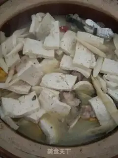 Make Carp tofu corn soup step 6