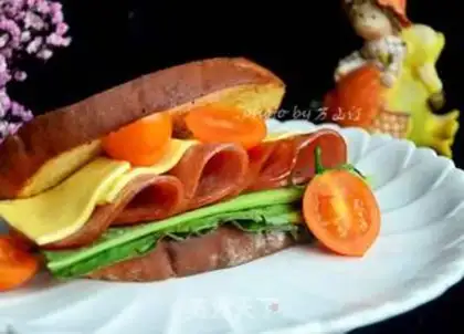 Make Ham sandwich step 7