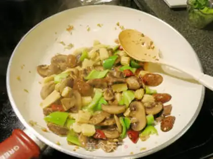 Make Mushroom corn step 3