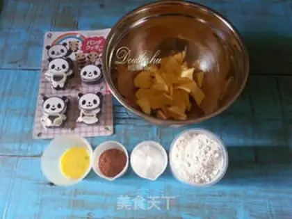 Make Panda cookies step 0