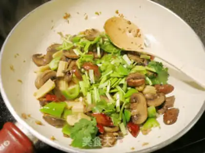 Make Mushroom corn step 4