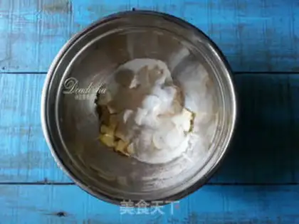Make Panda cookies step 1