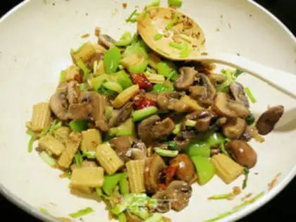 Make Mushroom corn step 5