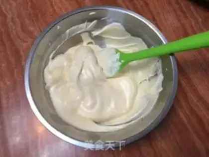 Make Cake with tea and cream step 5