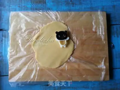 Make Panda cookies step 7