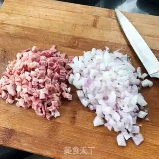 Make Bread with bacon step 3