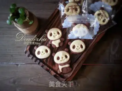 Make Panda cookies step 9