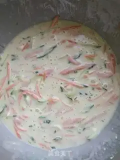 Make Five-colour breakfast cake step 1