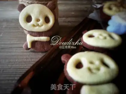 Make Panda cookies step 10