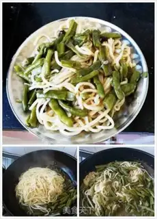 Make Bean-bread noodles step 3