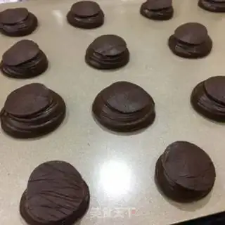 Make Chocolate soufflé puffata step 9