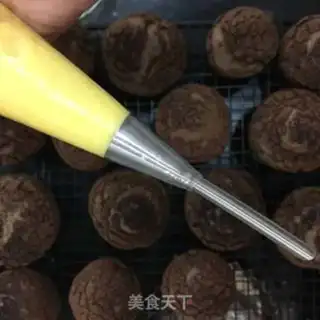 Make Chocolate soufflé puffata step 13