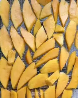 Make Old juice mango dry step 2