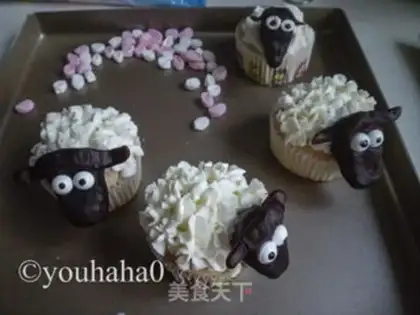 Make Little lamb cake step 10