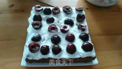 Make Black forest cake step 18