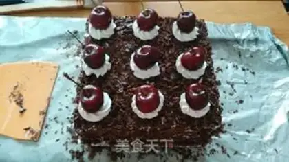 Make Black forest cake step 23