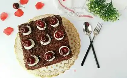Make Black forest cake step 24