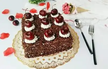Make Black forest cake step 26