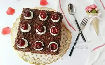 Make Black forest cake step 28