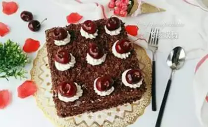 Make Black forest cake step 30