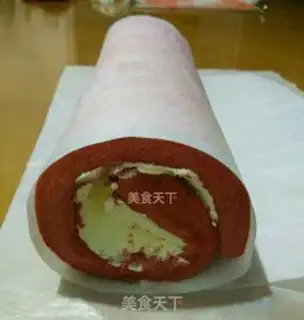 Make Red velvet cake rolls step 11