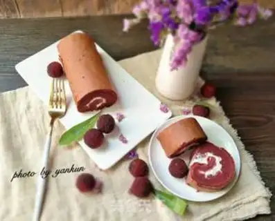Make Red velvet cake rolls step 13